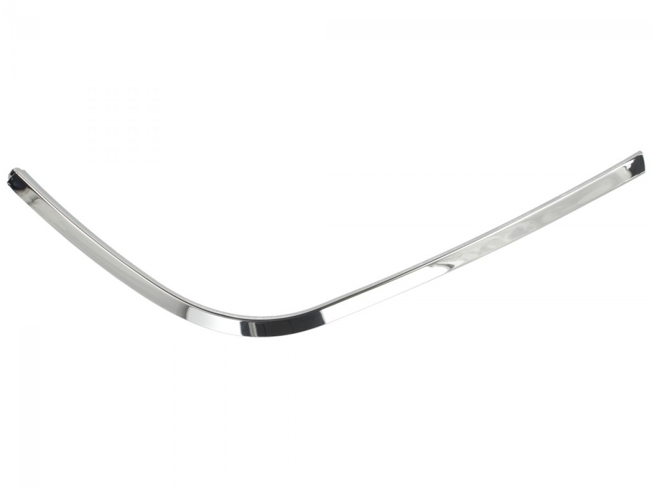 Mono slotpijp treeplank chroom Piaggio voor Vespa Primavera/Sprint 50-150ccm