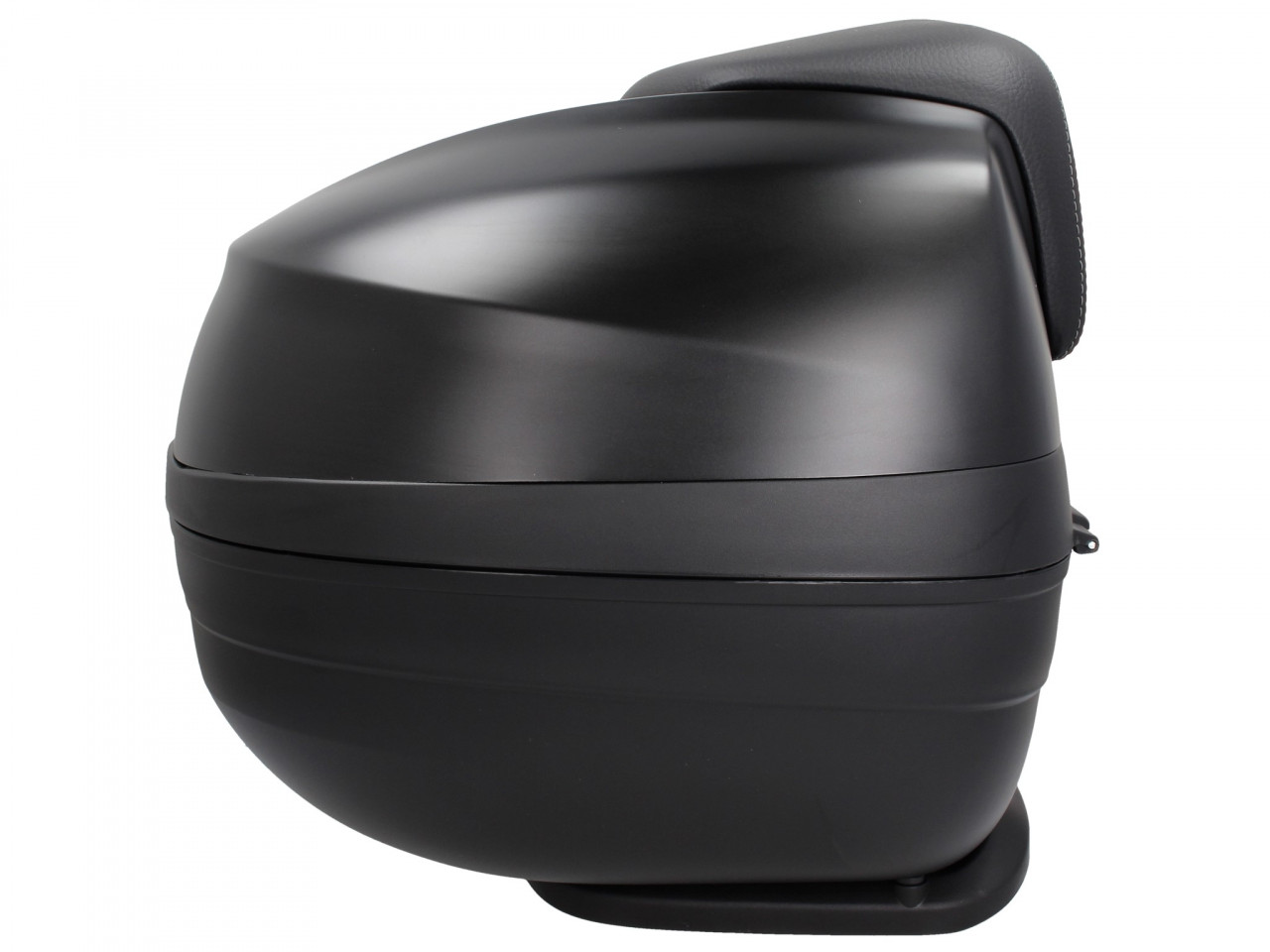 Topkoffer, 37 l, (NO_black matt 93/B) incl. rugkussen voor Piaggio MP3 500 Sport Advance HPE