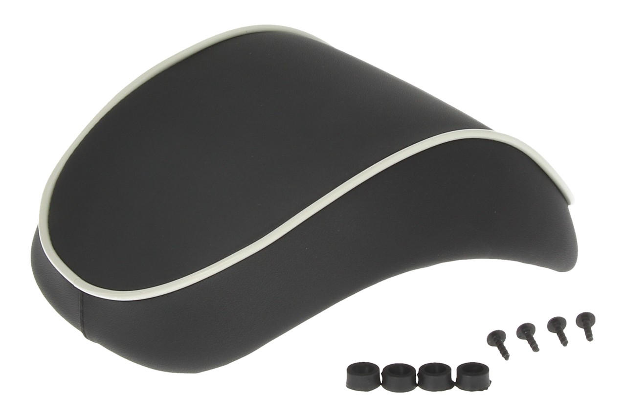 Originele topkoffer rugsteun voor Vespa Sprint S & Sprint S Elettrica - zwart