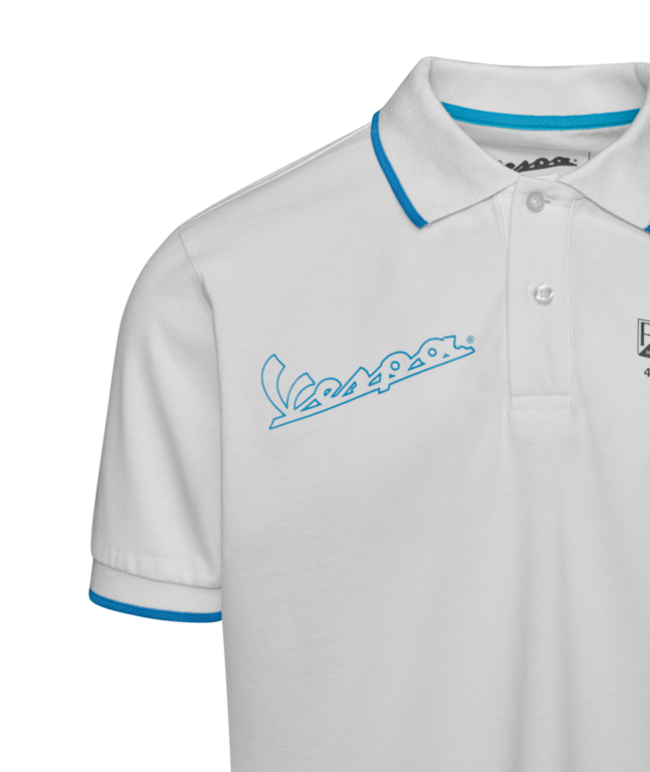 Vespa-poloshirt Holy white DEC-collectie