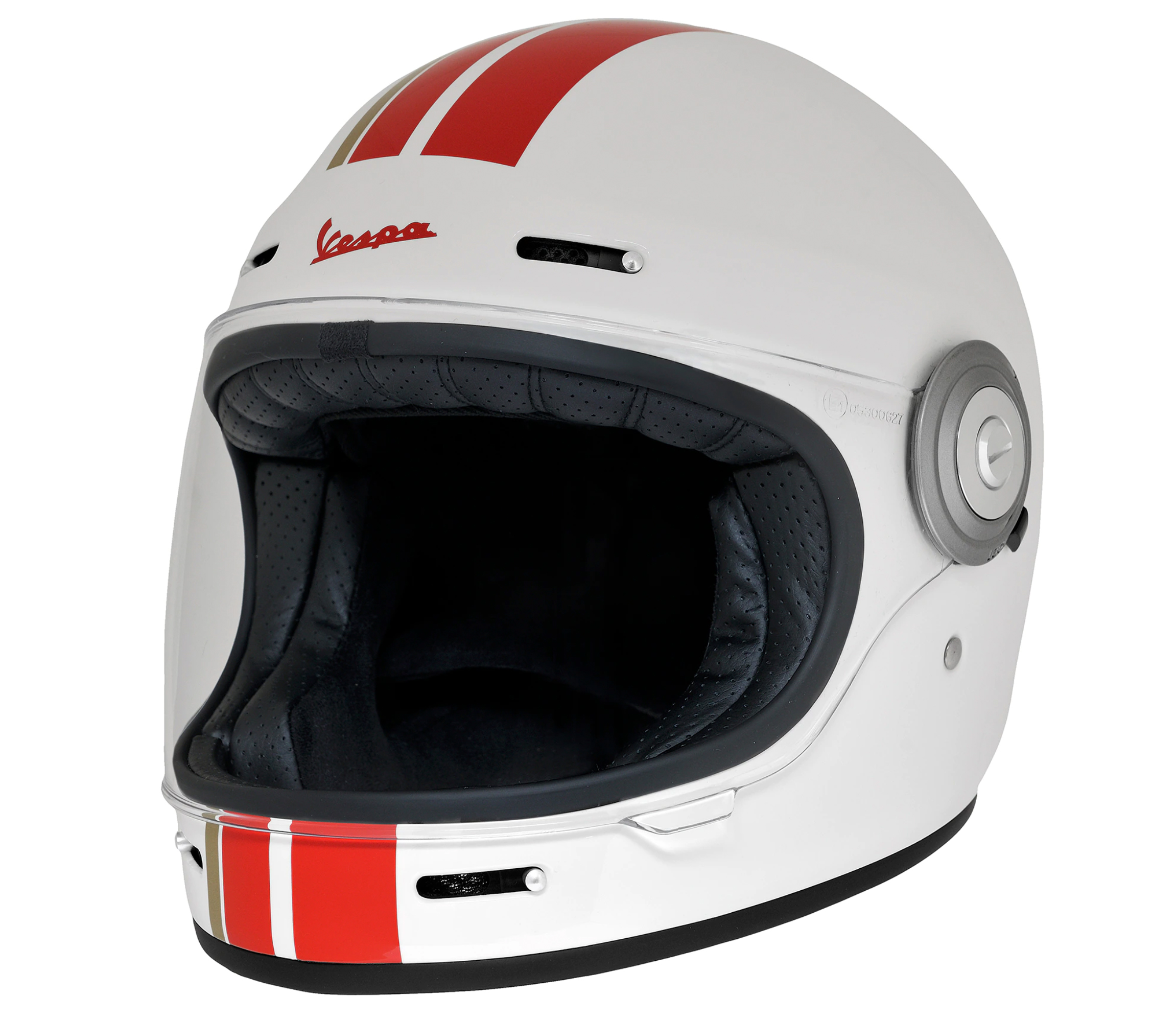 Vespa integraalhelm Racing jaren 60 rood/wit