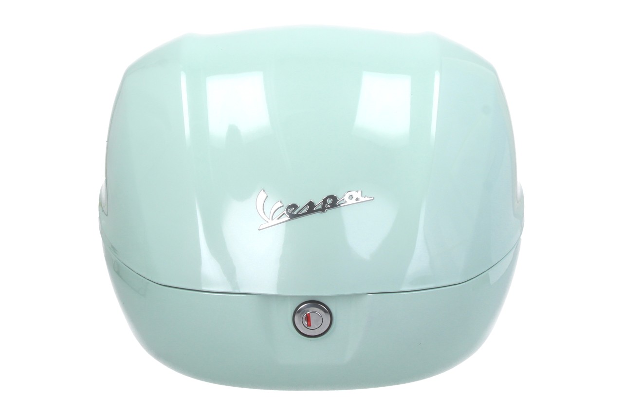 Topcase Kit 32L latte menta (350/A), rugkussen beige, bagagerek chroom voor Primavera