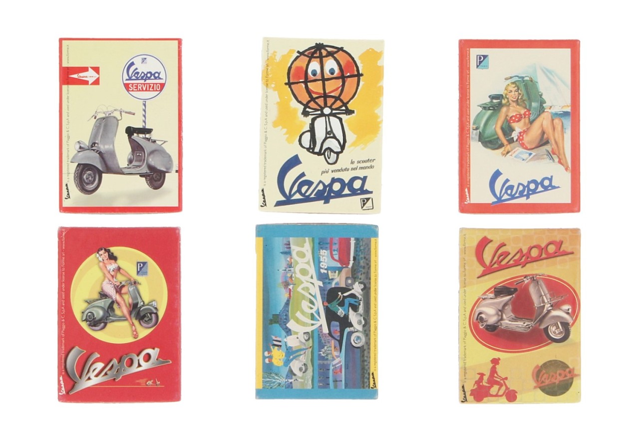 Vespa magneet, 6 stuks
