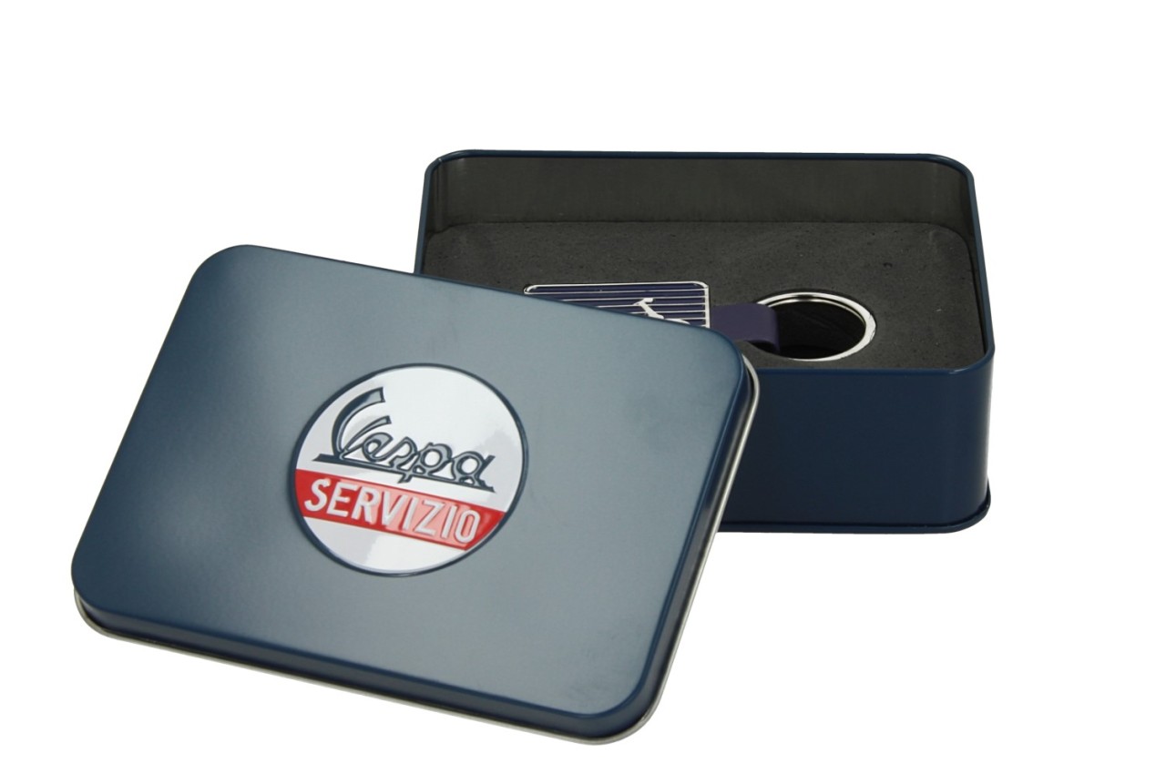 Vespa sleutelhanger, Vespa Servizio blauw