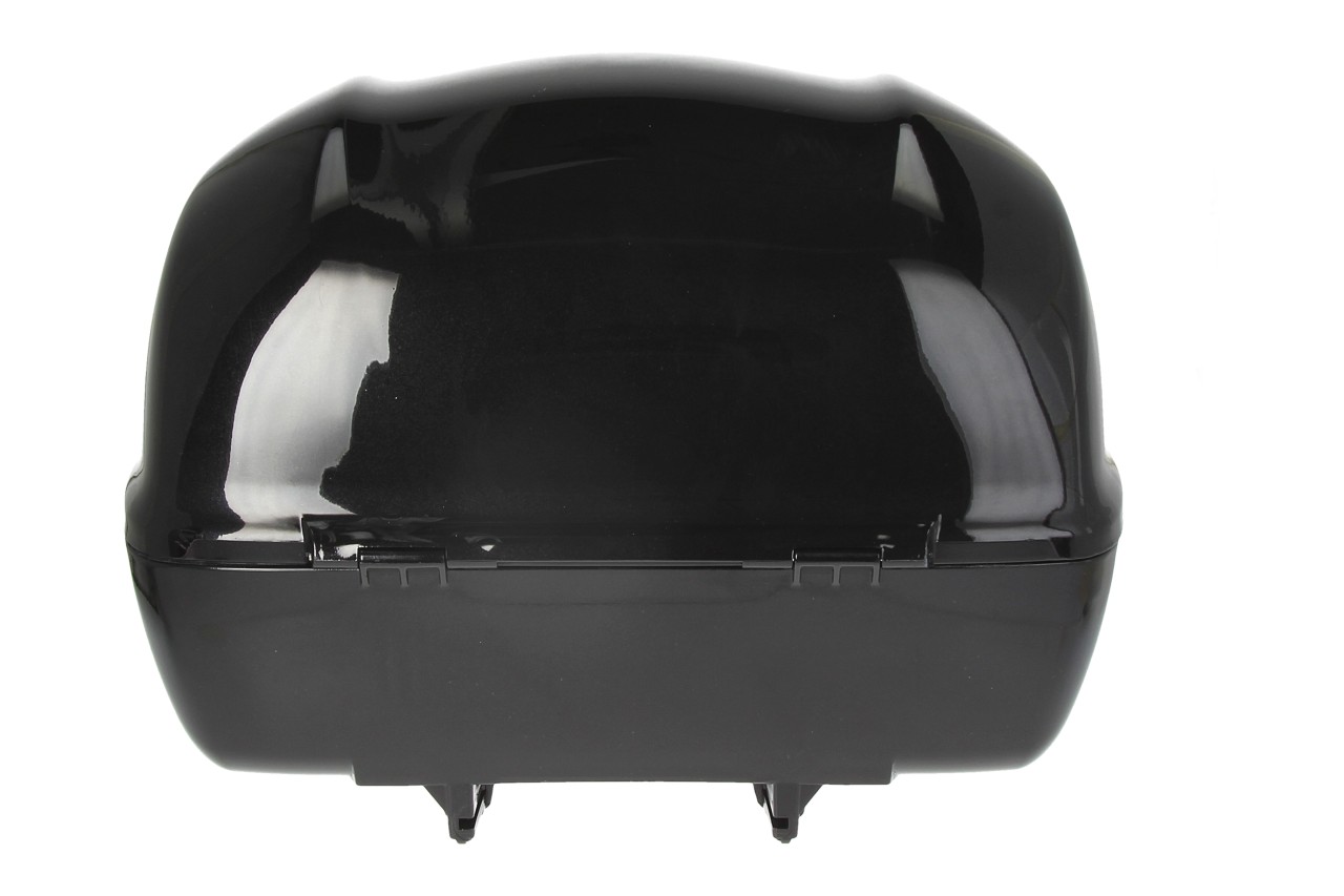Vespa-topkoffer 32 l, glanzend zwart Nero Cosmo (98/A) zonder rugkussen