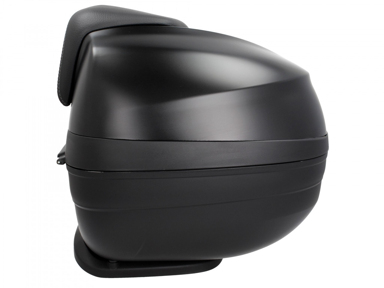 Topkoffer, 37 l, (NO_black matt 93/B) incl. rugkussen voor Piaggio MP3 500 Sport Advance HPE