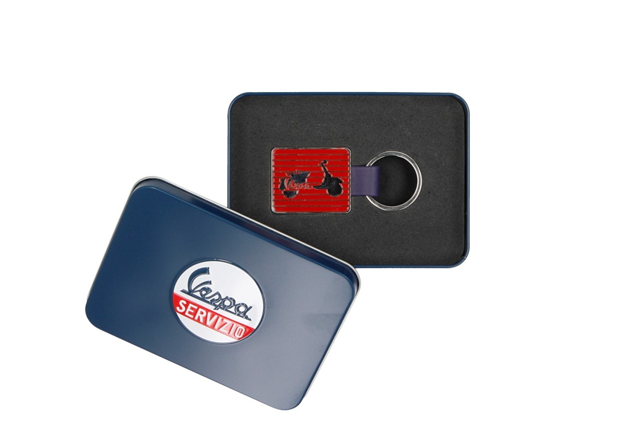 Vespa sleutelhanger, Vespa Servizio rood