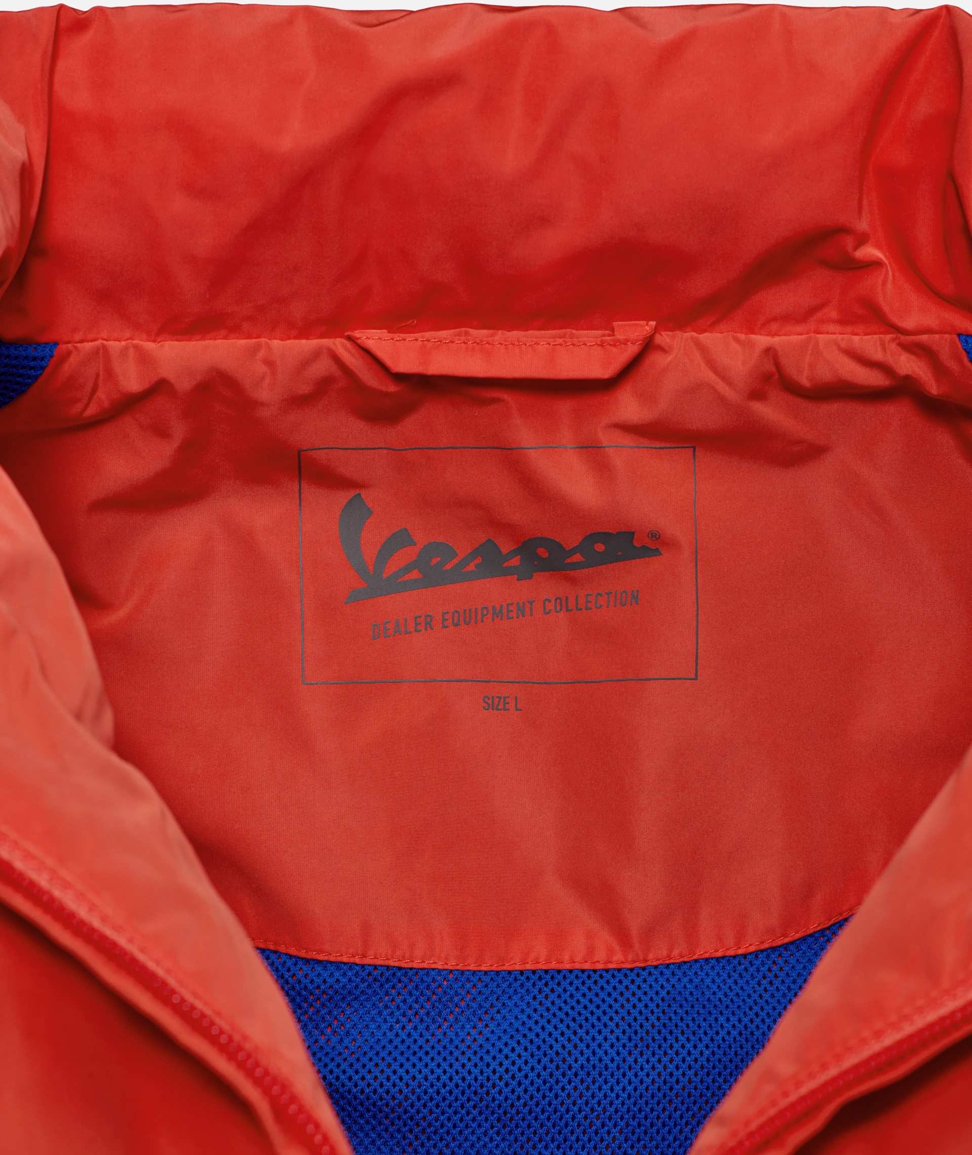 Vespa windjack Flame orange DEC-collectie