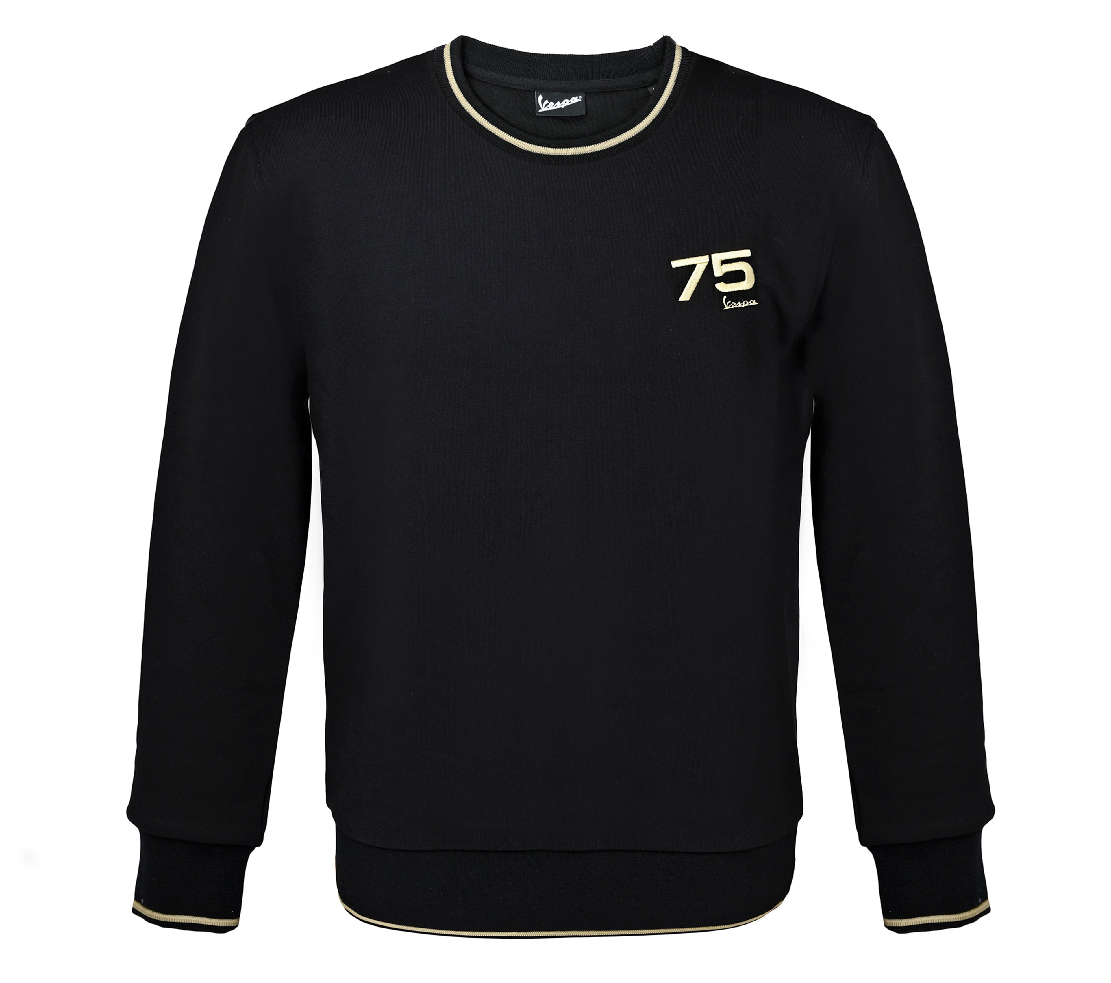 Vespa Sweatshirt 75 jaar - zwart
