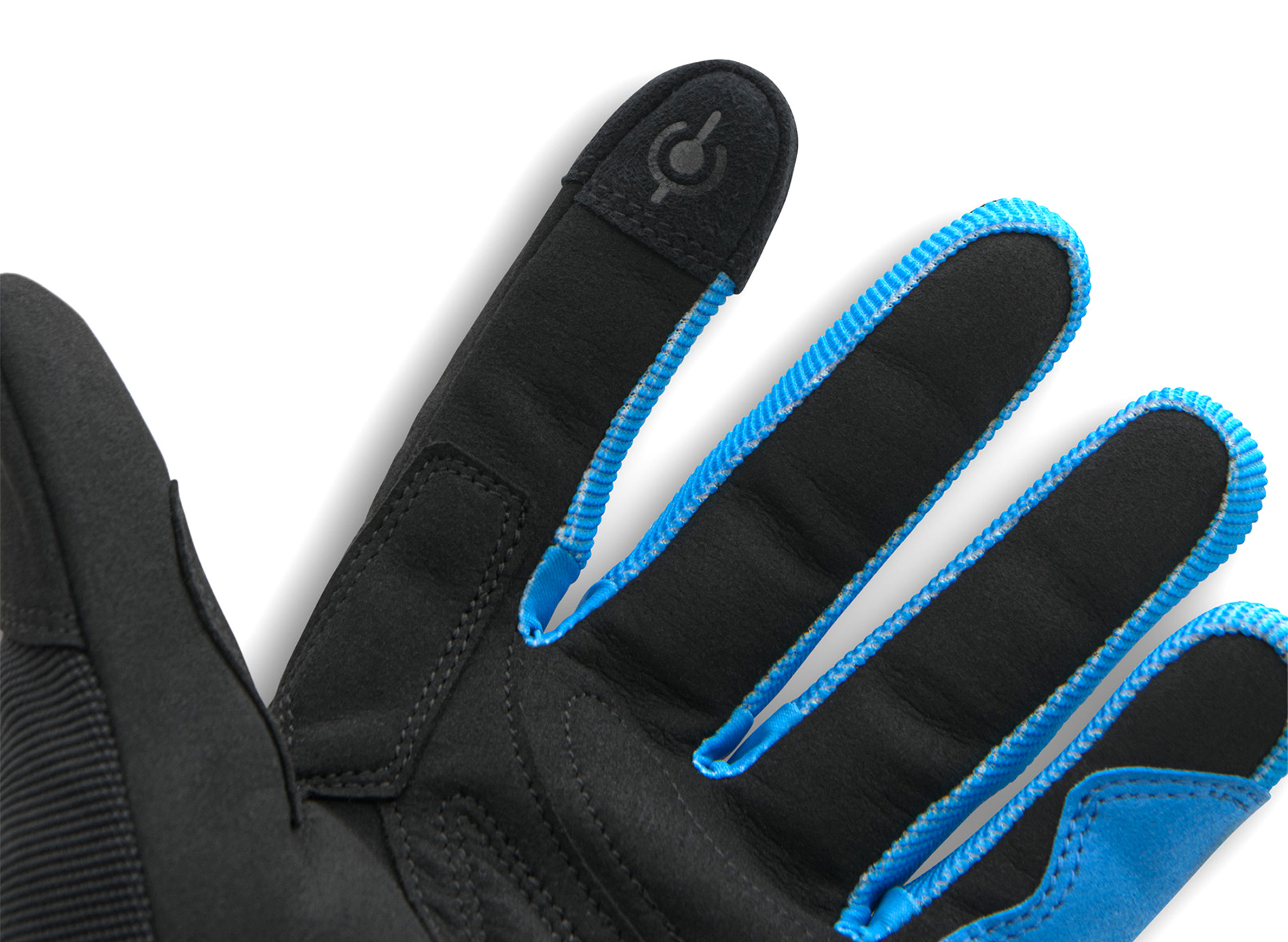Vespa handschoenen zwart blauw