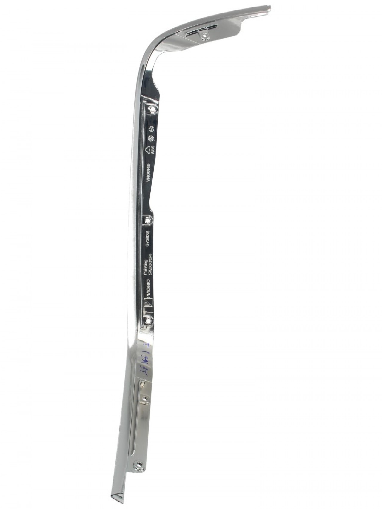 Mono slot buis beenschild chroom Piaggio voor Vespa Primavera/Sprint 50-150ccm