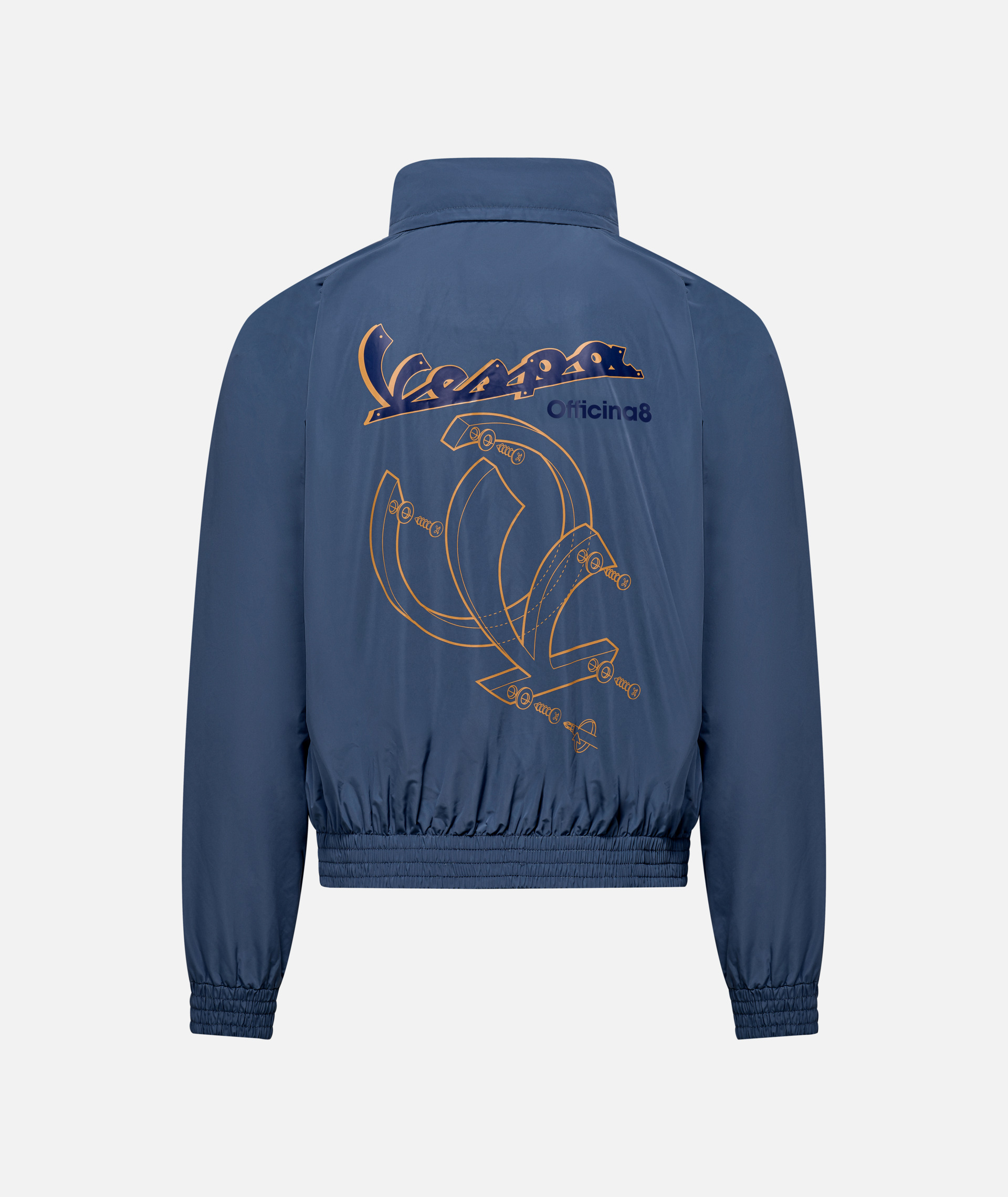Vespa windjack Officina 8 blauw