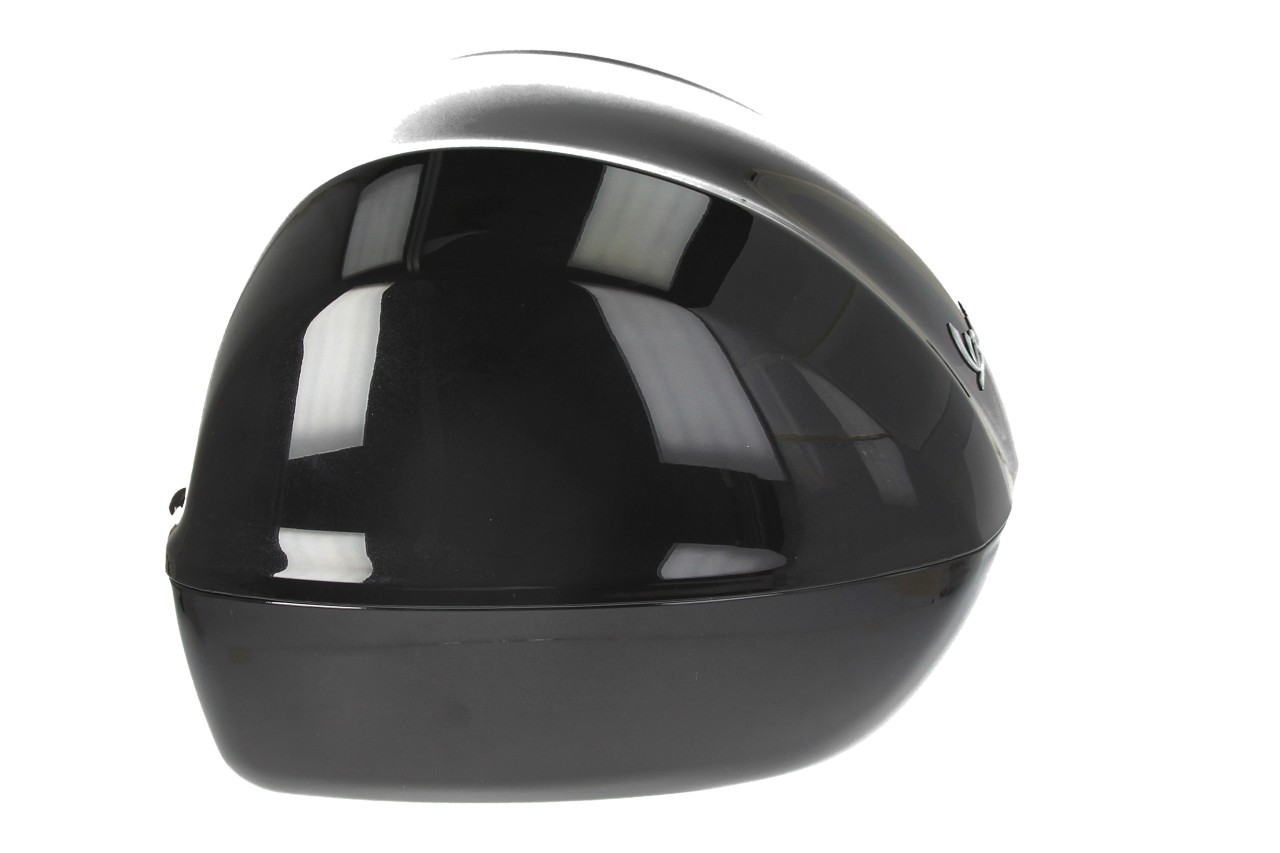 Vespa-topkoffer 32 l, glanzend zwart Nero Cosmo (98/A) zonder rugkussen