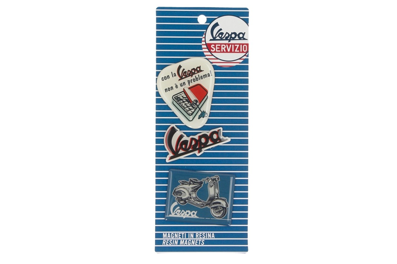 Vespa magneten, 3 stuks