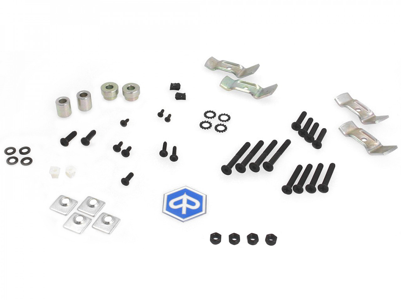 Top Case Kit (incl. bevestigingsplaat), 37 l, grijs voor Piaggio MP3 125 / 300 / Sport HPE