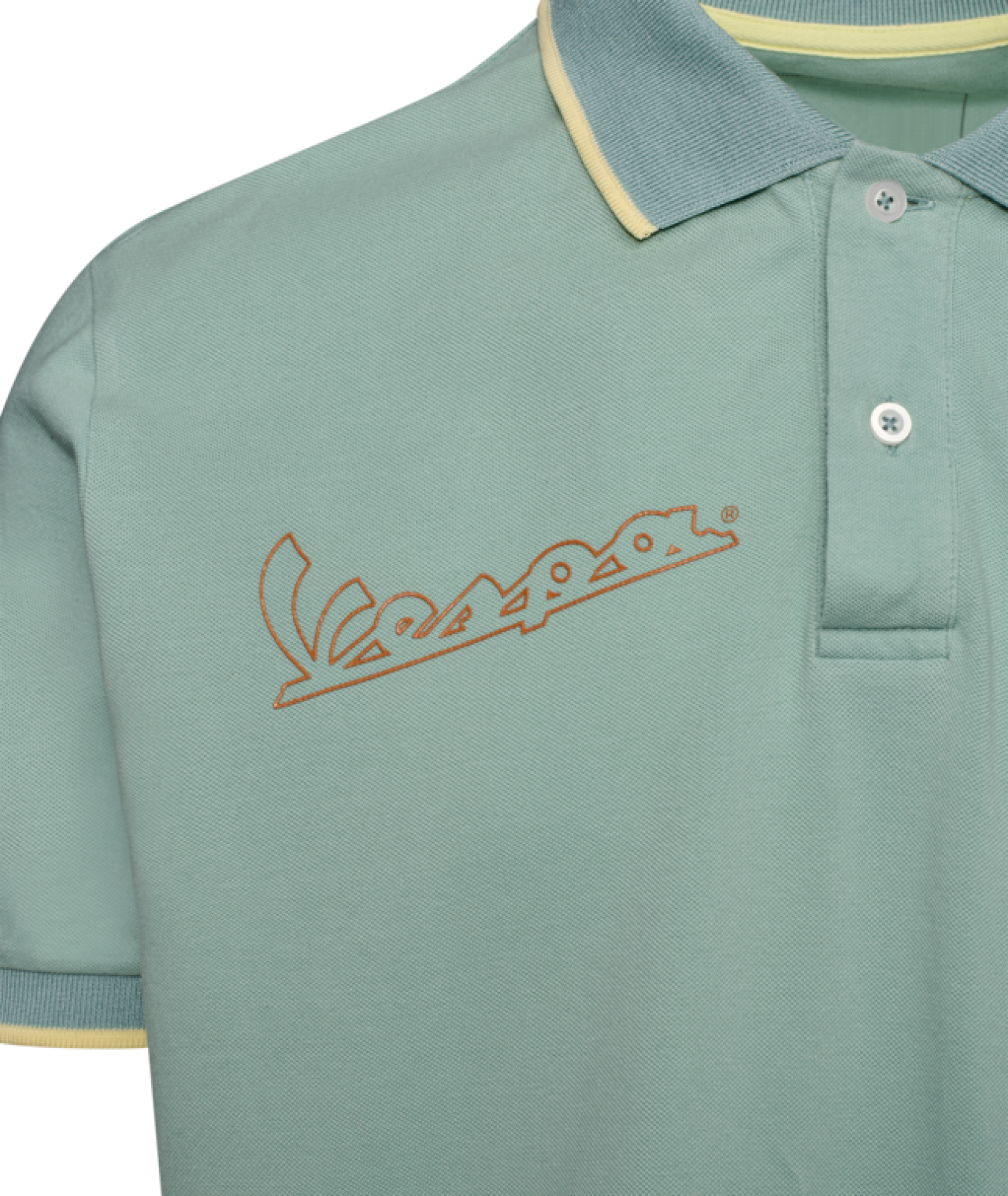 Vespa-poloshirt Origin groen DEC-collectie