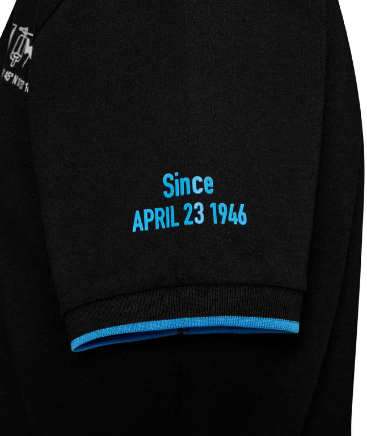 Vespa-poloshirt zwart DEC-collectie