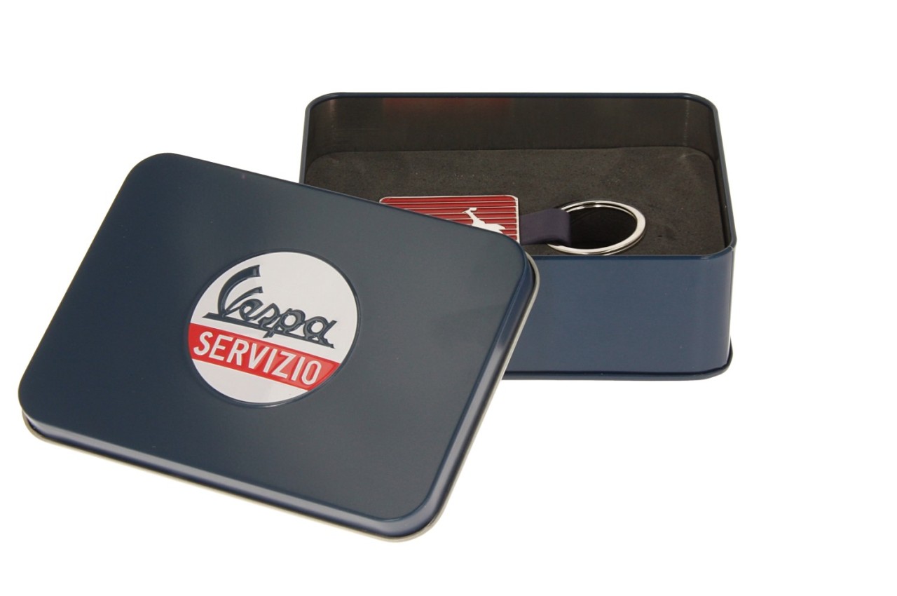 Vespa sleutelhanger, Vespa Servizio rood