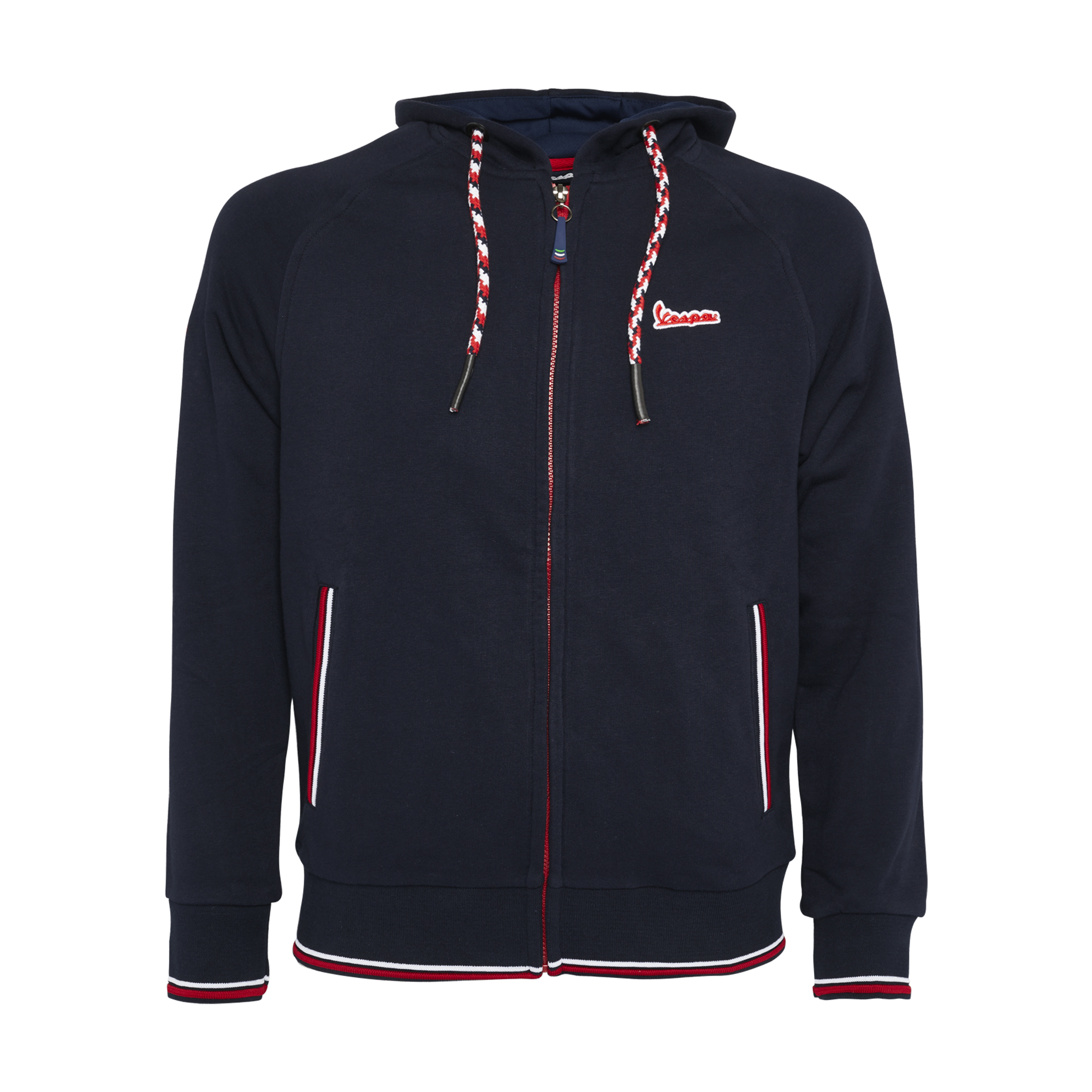 Vespa Sweat Shirt Modernist Katoenen Jas Heren Blauw