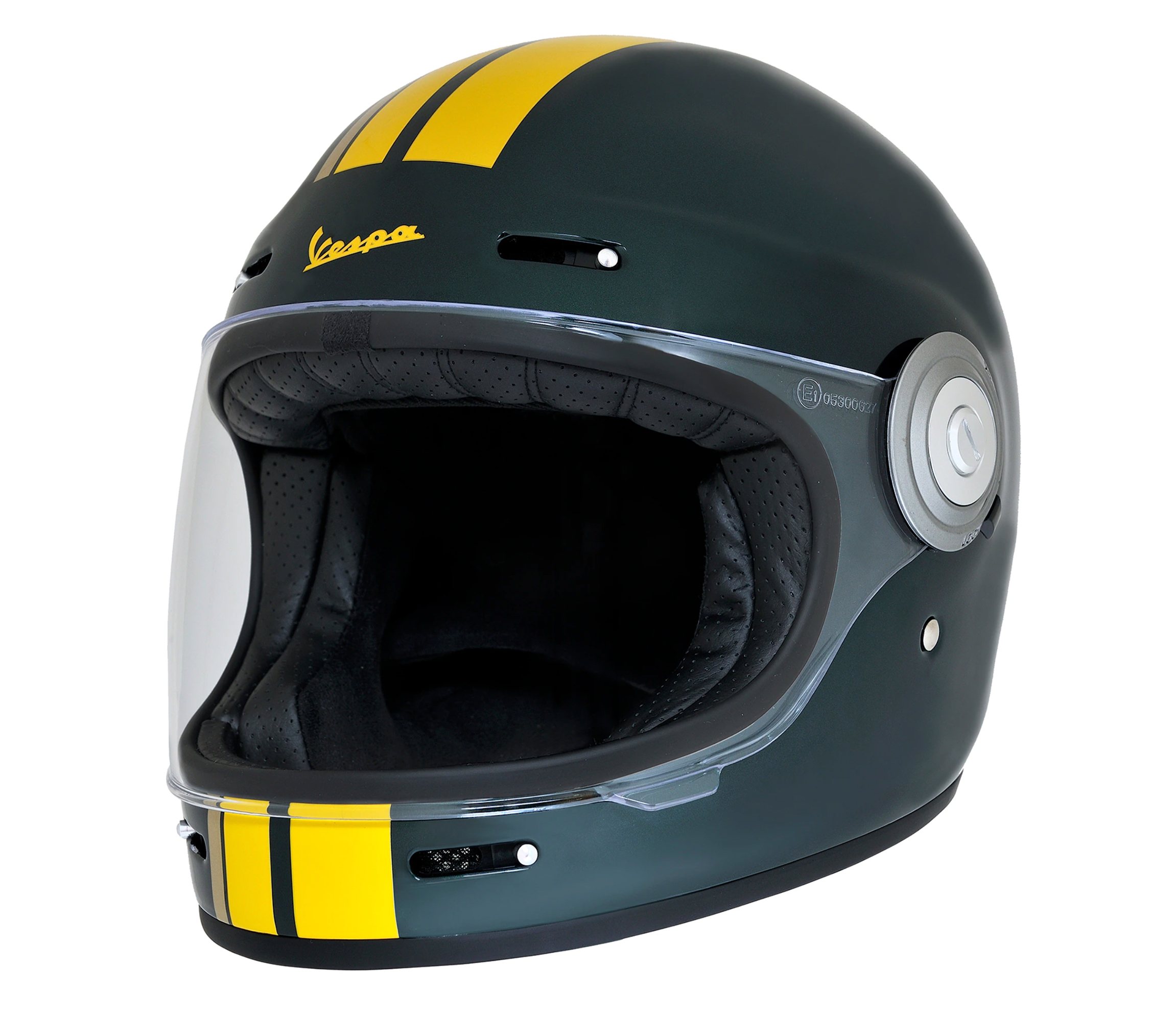 Vespa integraalhelm Racing Sixties 60s groen/geel