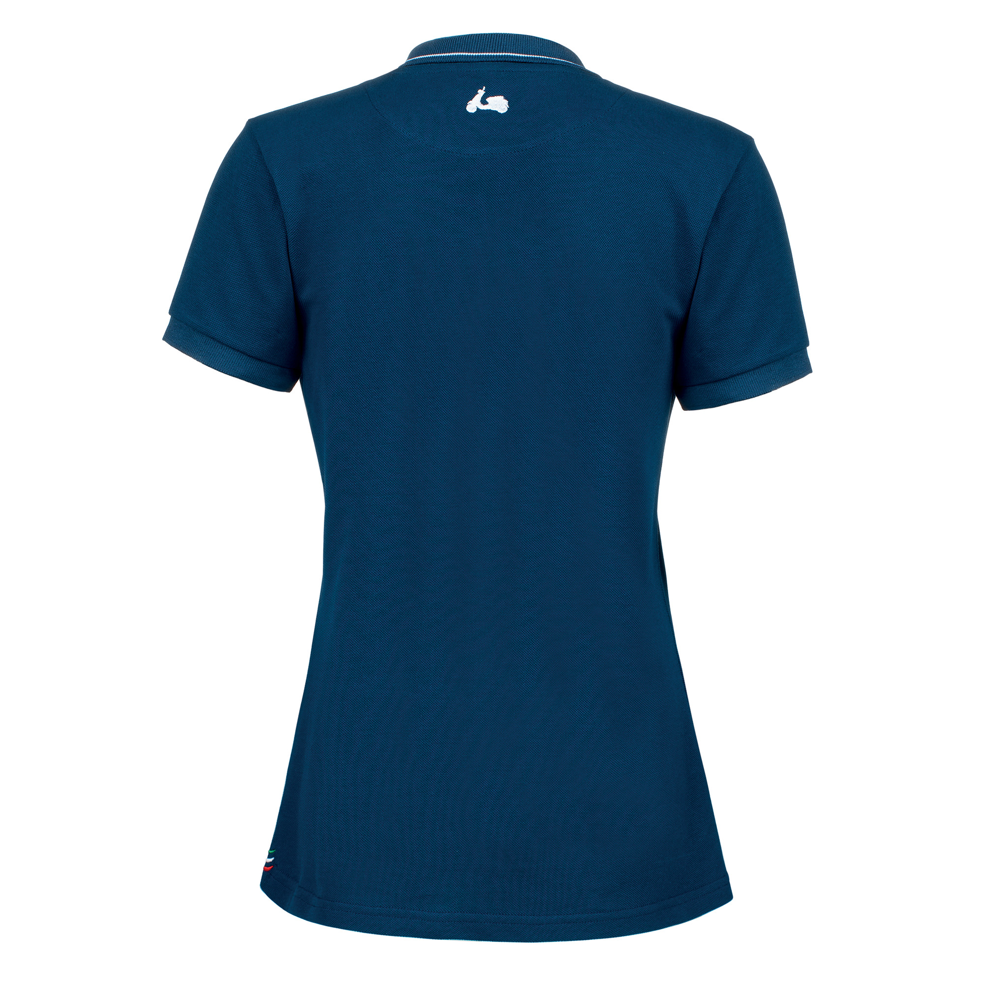 Vespa Polo Shirt Grafisch Dames blauw