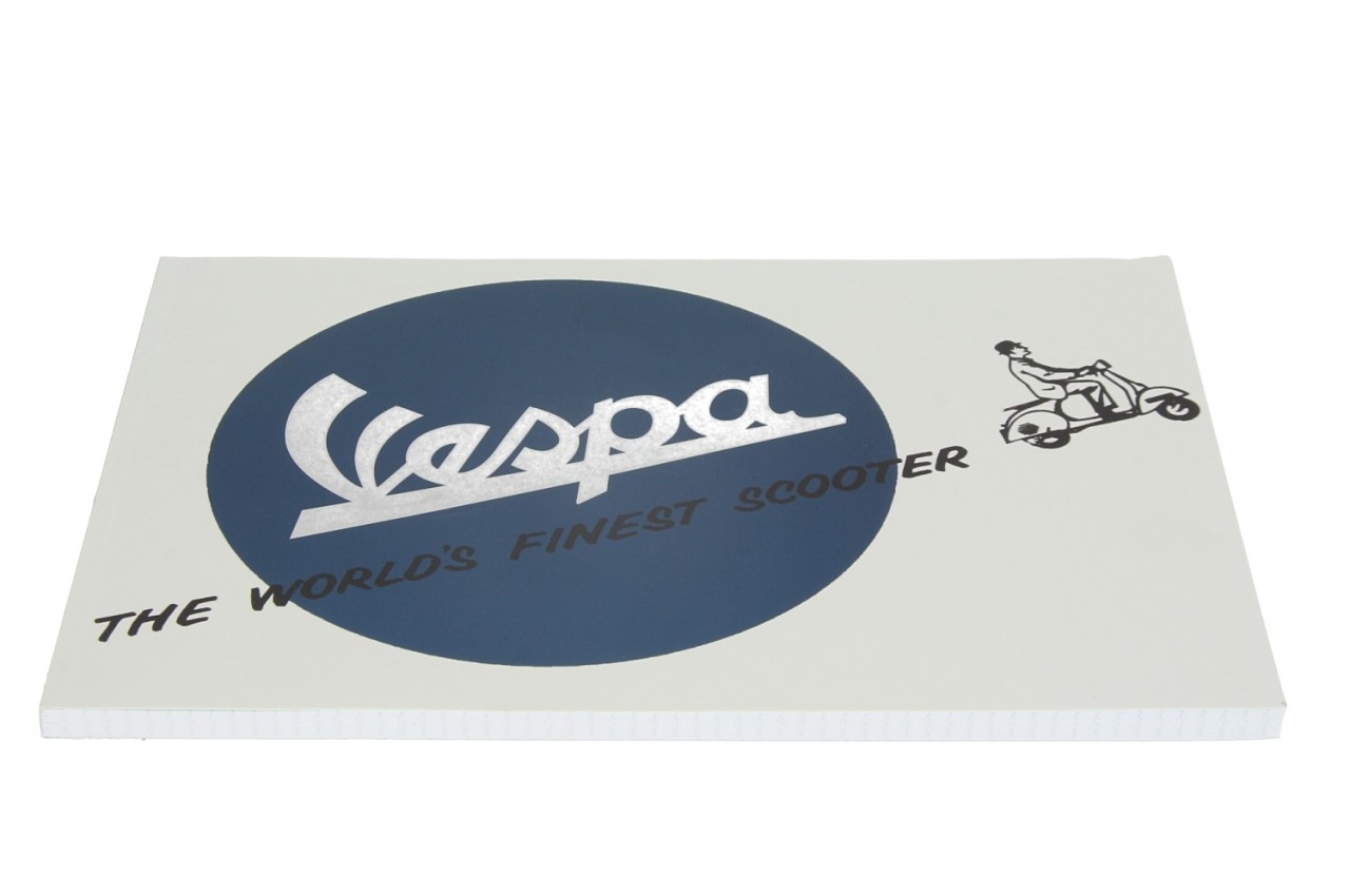 Vespa blocnote DIN A4, Vespa-logo