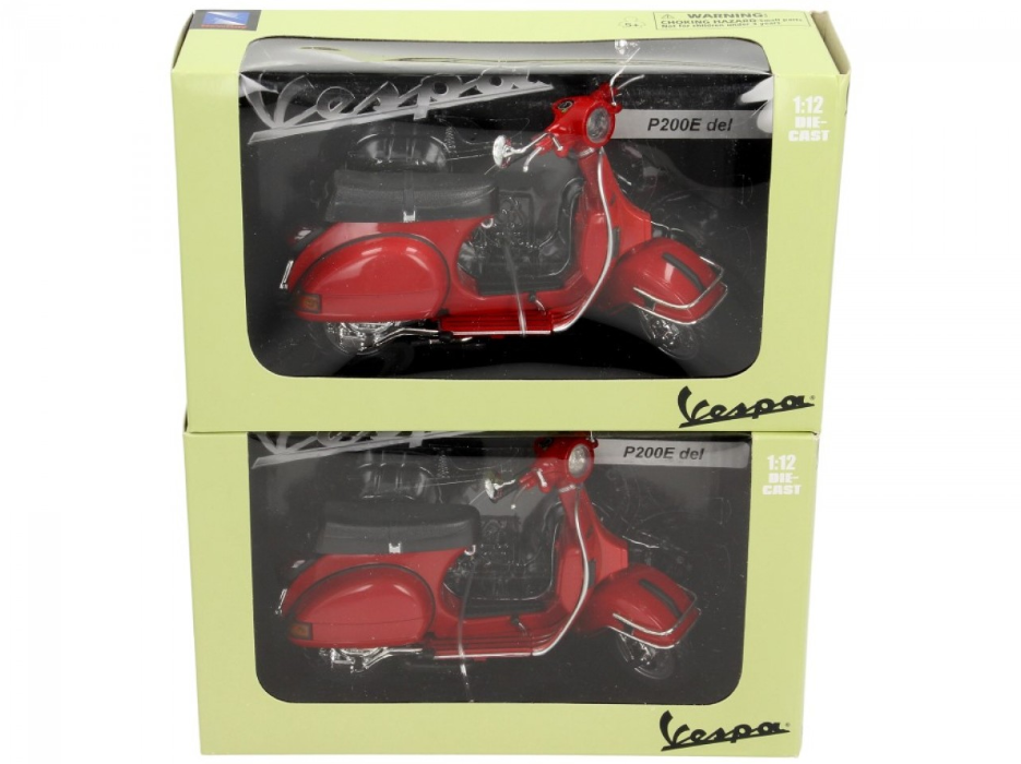 Vespa PX voertuig model 1:12 set 12 stuks