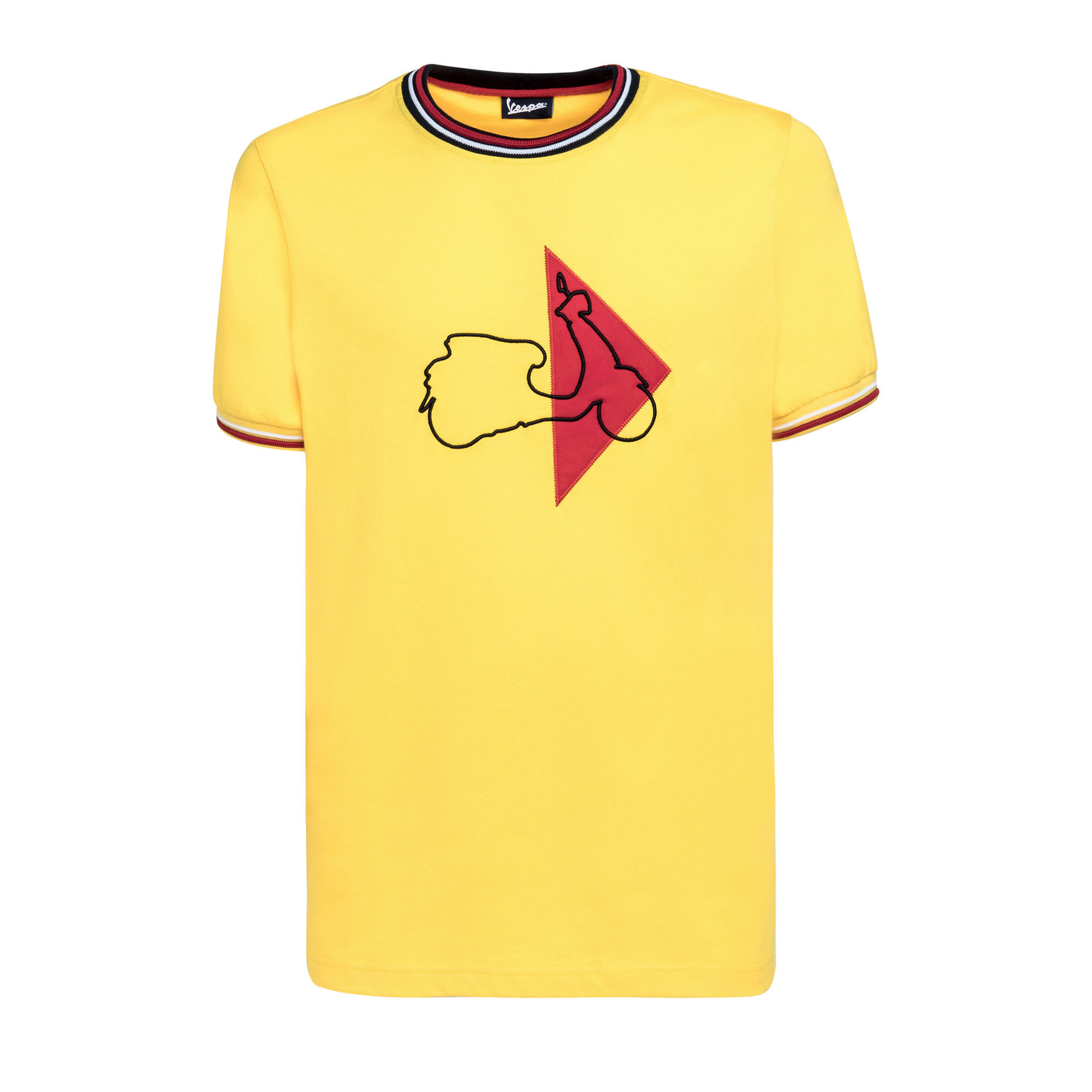 Vespa T-shirt Modernist Heren geel