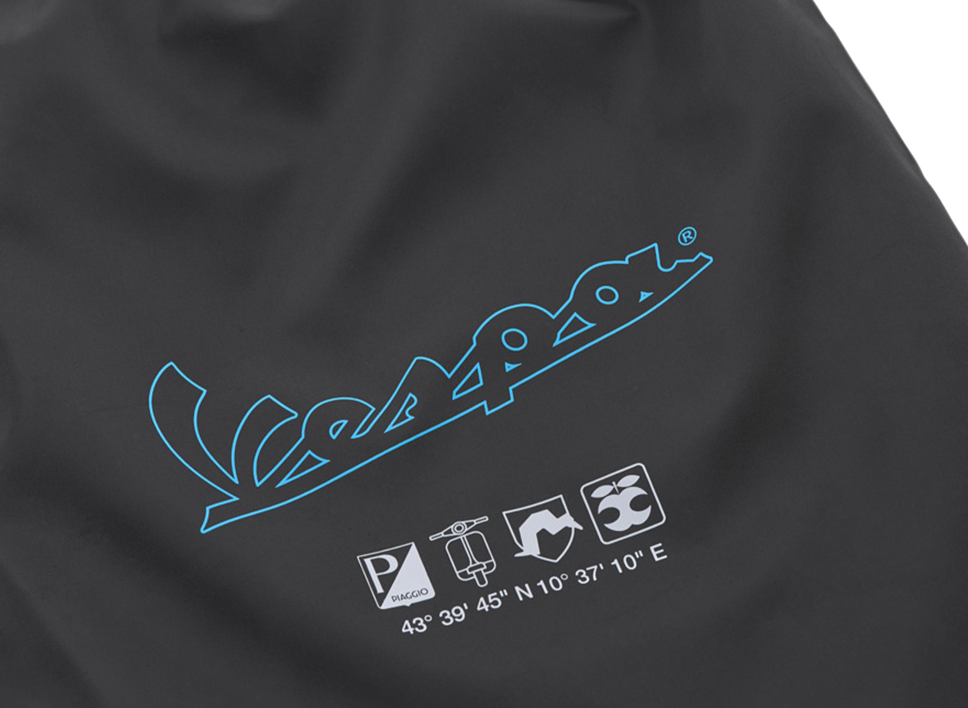 Vespa rugzak zwart blauw DEC collectie