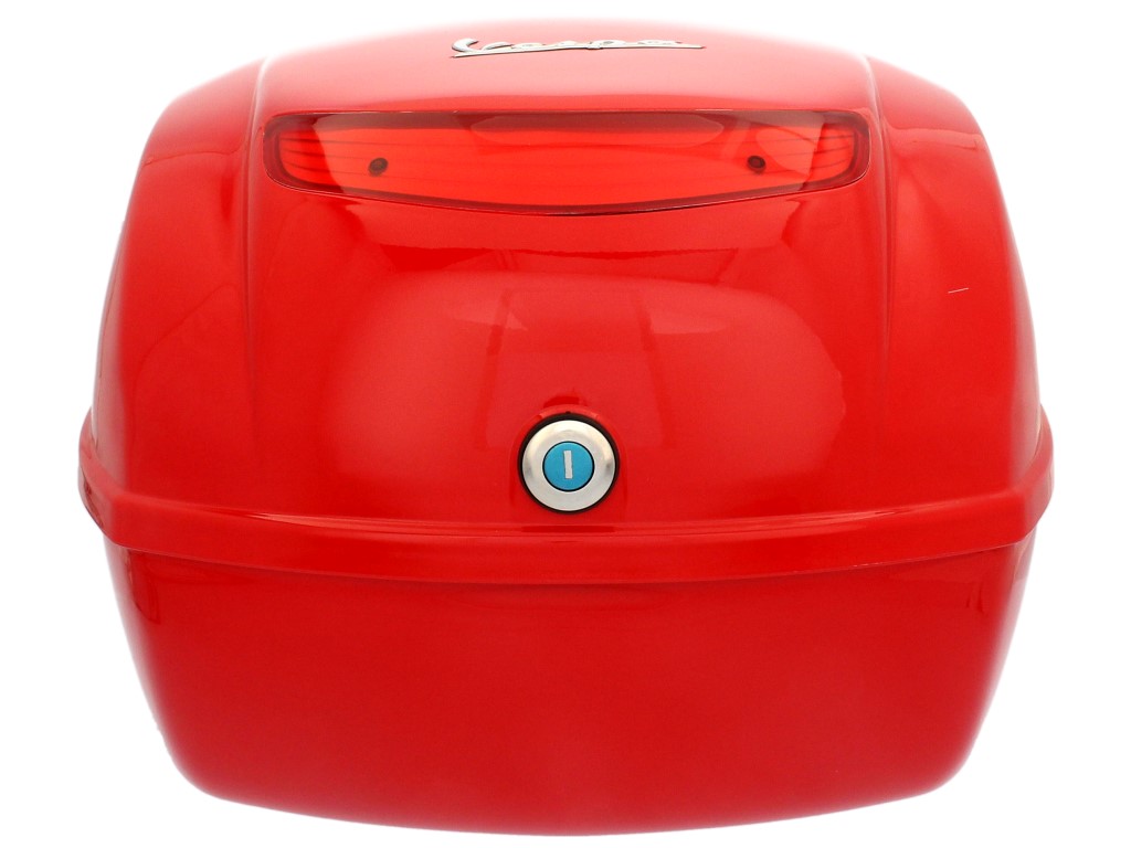 Originele topkoffer voor Vespa LX / S / PX - rode draak / passione 894