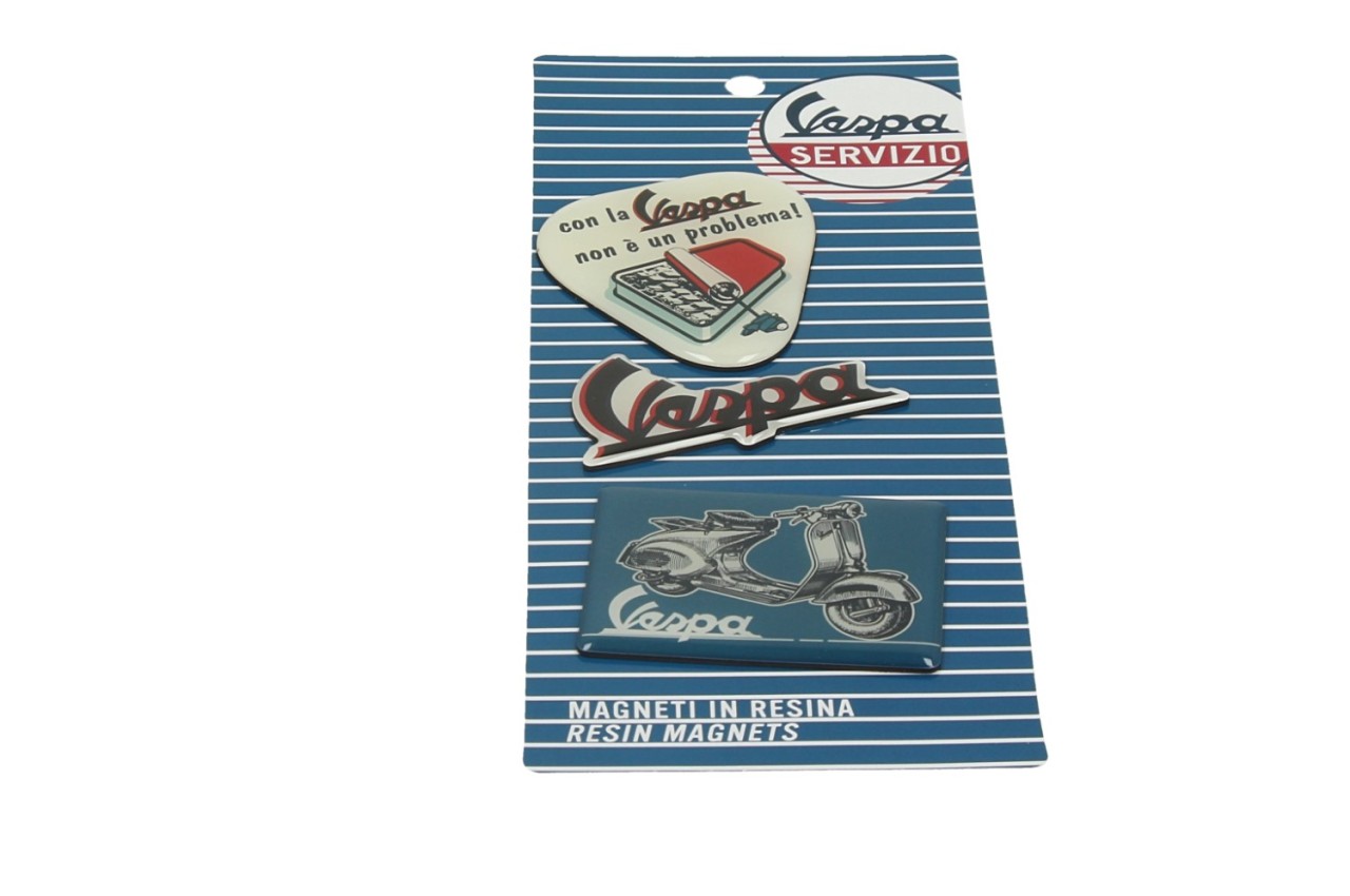 Vespa magneten, 3 stuks