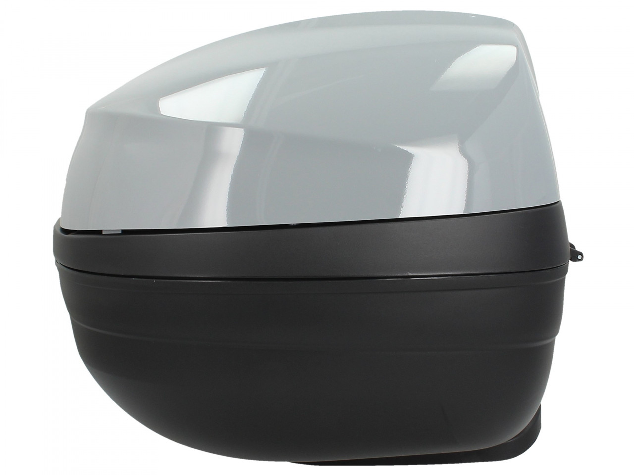Top Case Kit (incl. bevestigingsplaat), 37 l, grijs voor Piaggio MP3 125 / 300 / Sport HPE