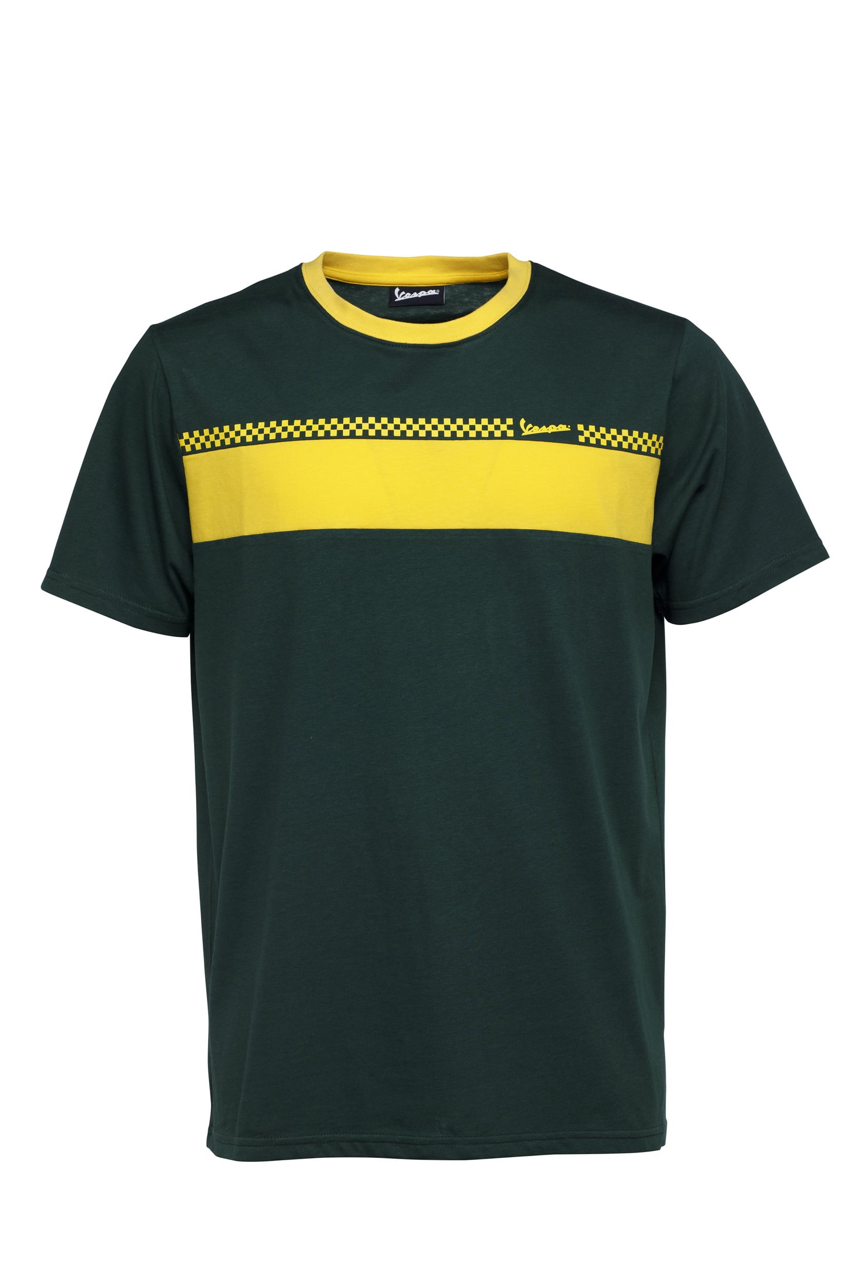 Vespa t-shirt Racing Sixties 60s groen / geel