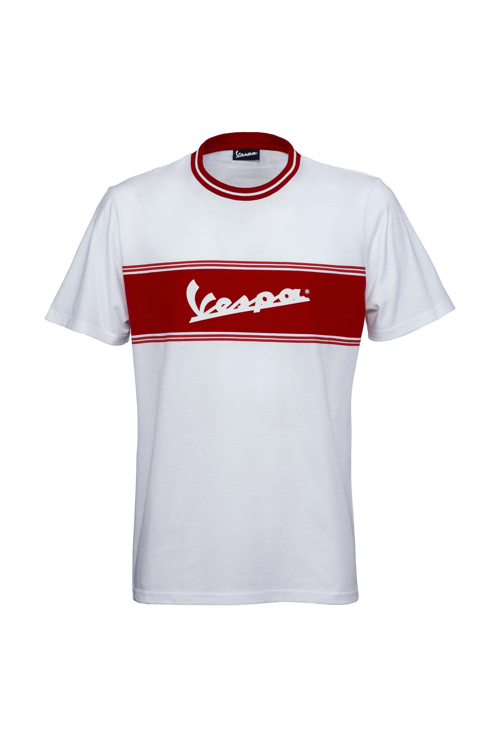 Vespa t-shirt Racing Sixties 60s wit / rood