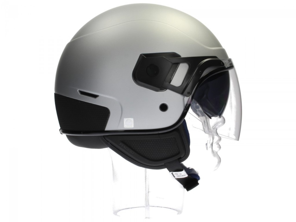 Piaggio PJ Jet helm grijs, mat