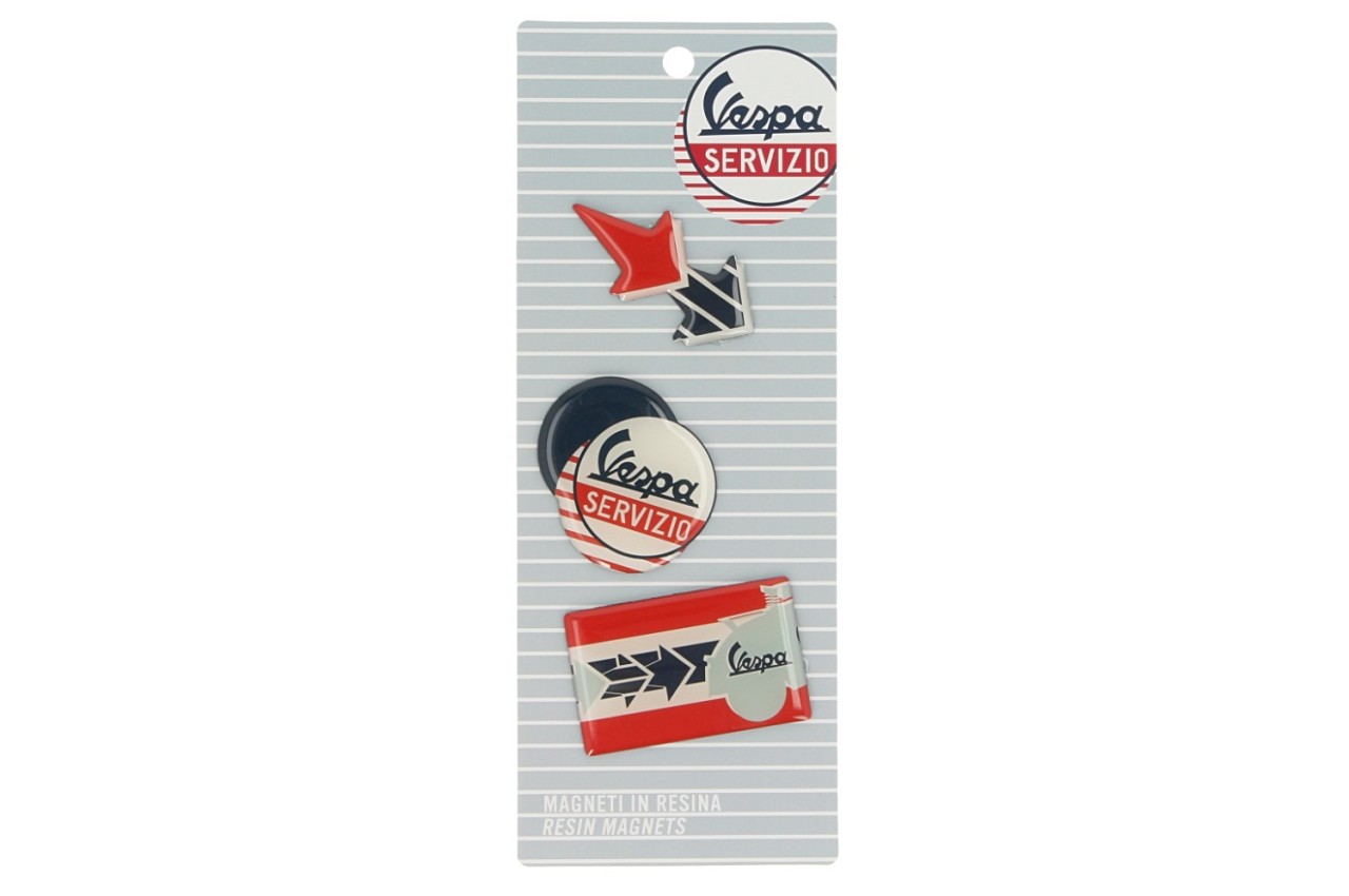 Vespa magneten, 3 stuks