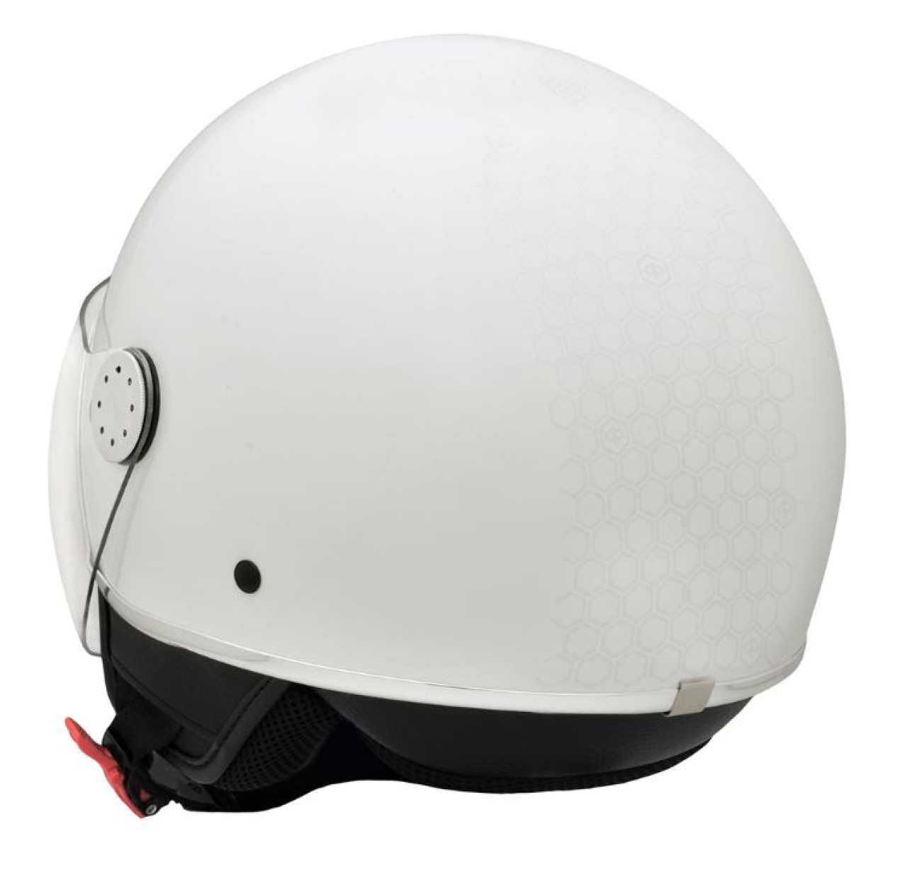 Piaggio jethelm Demi Jet Mirror, mat wit