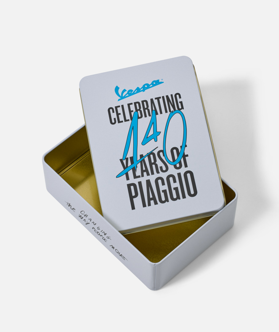 Vespa geschenkverpakking "140 jaar Piaggio"