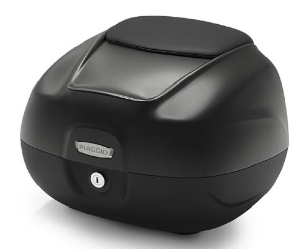 Topkoffer 37L voor Piaggio MP3 HPE 400/530 / Medley Sport 125/200 - mat zwart 93/B