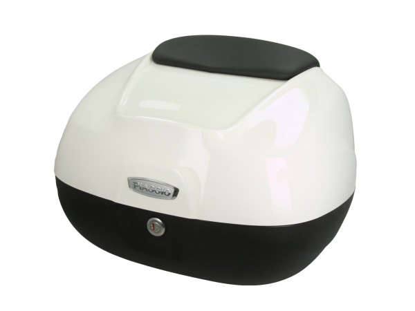 Topkoffer 37 l met rugleuning voor Piaggio MP3 HPE Maxi 400 Sport (2024) - montebianco 544