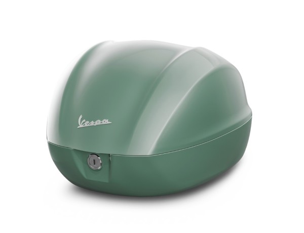 Vespa-topkoffer 32 l, glanzend groen, V33, zonder rugleuning