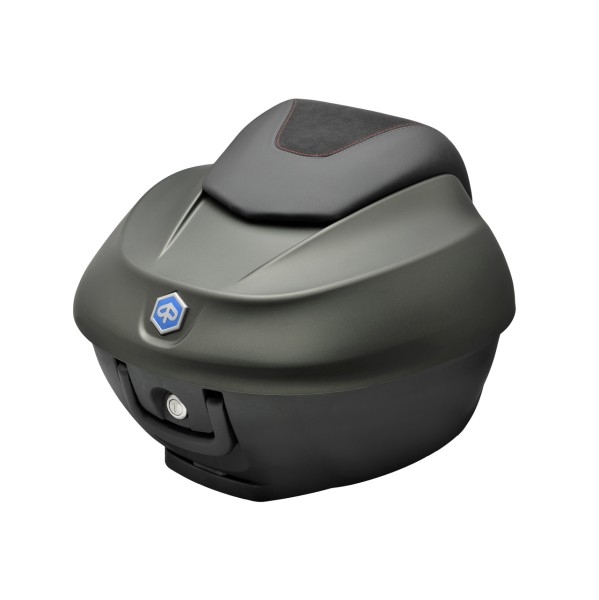 Topkoffer Kit 36 l. Groene Jungle XV7_verde leger 333/A Origineel Piaggio voor Beverly HPE (incl. montageplaat)