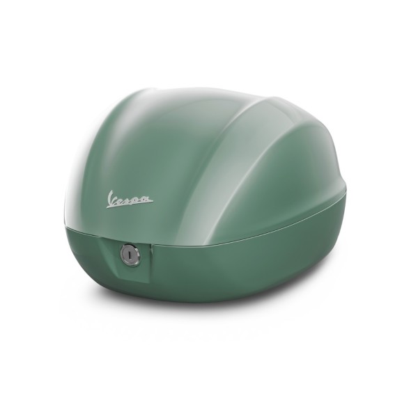 Vespa-topkoffer 32 l, glanzend groen, V33, zonder rugleuning