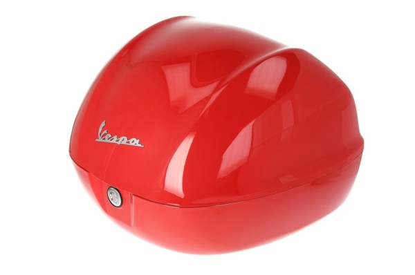 Vespa-topkoffer 32 l, glanzend rood, 894, zonder rugleuning