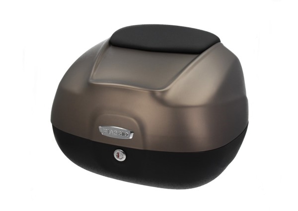 Topkoffer 37 l met rugleuning voor Piaggio Medley 125/150 (21-24) - mat brons metallic