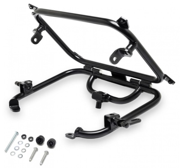 Bagagedrager, achteraan, zwart, plooibaar, 420x280 mm