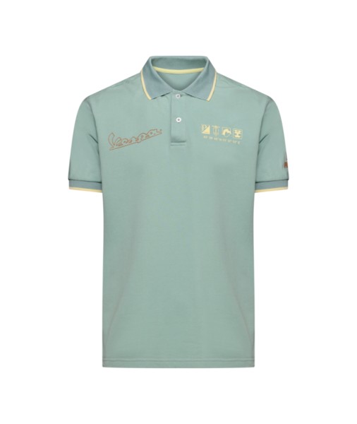 Vespa-poloshirt Origin groen DEC-collectie