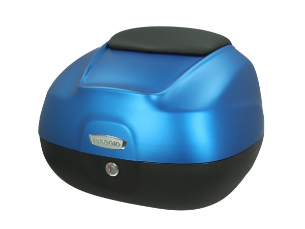 Topkoffer 37 l met rugleuning voor Piaggio Medley 125/150 (23-24) - matt line blue 297/A