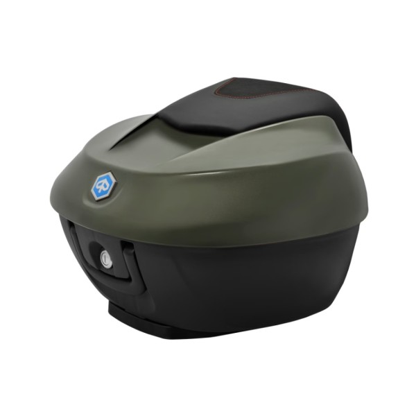 Topkoffer 36L voor Piaggio Beverly HPE 310 / 400 met gelakte afdekking - groen 333/A