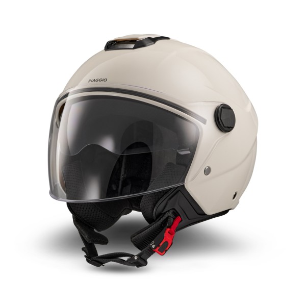 Piaggio jethelm Demi Jet UL01 glanzend wit